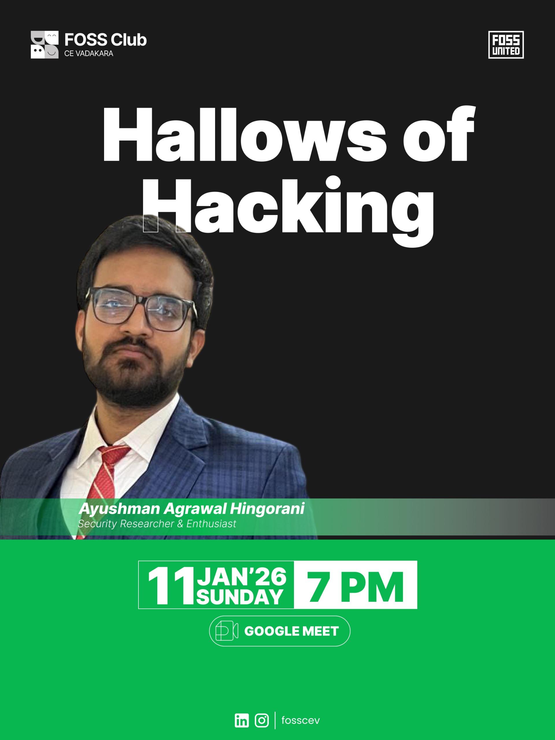 HALLOWS OF HACKING event banner